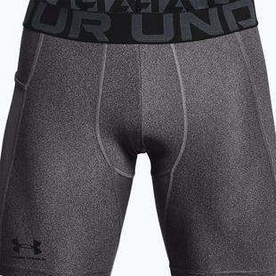 Pantaloncini da allenamento Under Armour HG Armour uomo carbon heather/nero