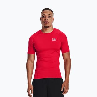 Maglia da allenamento Under Armour da uomo HG Armour Comp rosso/bianco