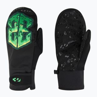 Guanto da snowboard da uomo ThirtyTwo Gateway Mitt nero/verde