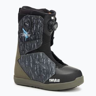 Scarponi da snowboard ThirtyTwo Lashed Double Boa Powell '24 da uomo oliva/grigio/nero