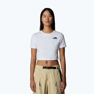 T-shirt donna The North Face Essential Cropped Slim Tee tnf bianco