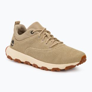 Timberland Uomo Winsor Park Low Lace scarpe in maglia beige chiaro