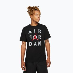 T-shirt da uomo  Jordan AJ5 Graphic black/white/gum red