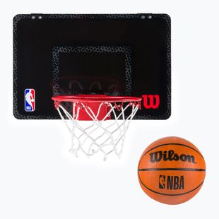 Set da basket Wilson NBA Forge Team Mini Hoop nero