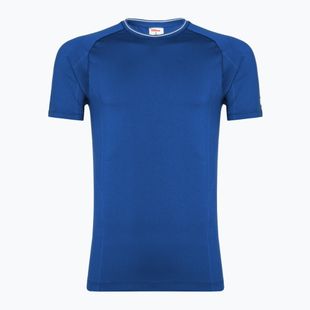 Wilson Team Seamless Shirt Crew Uomo blu royal