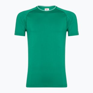 Maglietta Wilson Team Seamless Crew da uomo, colore verde, da campo