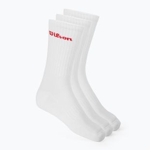 Calzini Wilson Crew Logo 3 pairs bright white