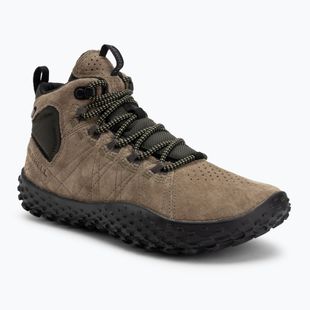 Scarpe barefoot uomo Merrell Wrapt Mid WP olive/black