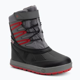 Stivali da neve per bambini Merrell Snow Bank 5.0 WP Black/Red
