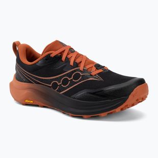 Scarpe da corsa uomo Saucony Peregrine 16 black/rust