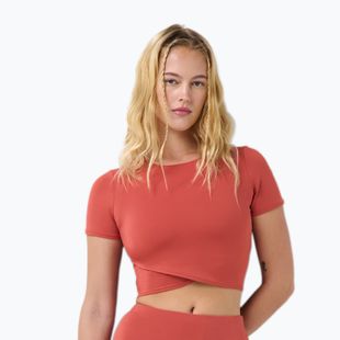Maglietta da yoga da donna Sweaty Betty All Day Wrap terrazzo red