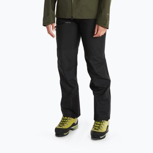 Pantaloni a membrana Marmot Mitre Peak Gore Tex da donna, nero