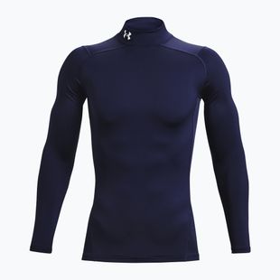 Maglia a maniche lunghe da allenamento uomo Under Armour Comp Mock UA Armour midnight navy/white