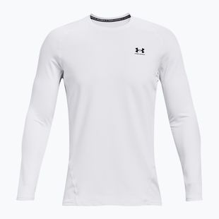 Longsleeve da allenamento da uomo Under Armour CG Armour Fitted Crew white/black