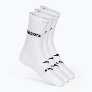 Calzini da corsa Brooks Run-In Crew 3-Pack white
