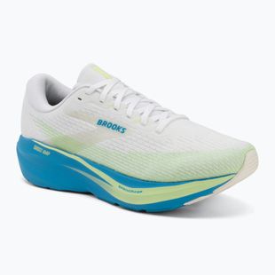 Scarpe da corsa uomo Brooks Ghost Amp white/blue/paradise green
