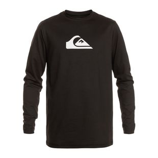 Quiksilver Solid Streak Uomo manica lunga da nuoto nero