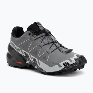 Scarpe da corsa da uomo Salomon Speedcross 6 Wide quiet shade/nero/blu perla