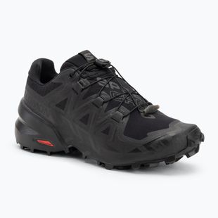 Scarpe da corsa da uomo Salomon Speedcross 6 Wide nero/phantom