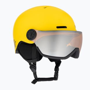 Casco da sci per bambini Salomon Orka Visor S2 giallo vivo