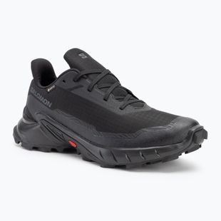 Scarpe da corsa da uomo Salomon Alphacross 5 GTX nero/nero/ebano
