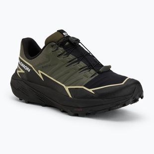 Salomon Thundercoss GTX scarpe da corsa da uomo notte d'oliva/nero/alfa