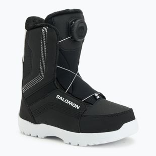 Scarponi da snowboard junior Salomon Whipstar Boa Jr black/black/white