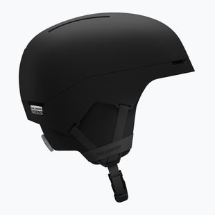 Casco da sci Salomon Brigade Round Fit black