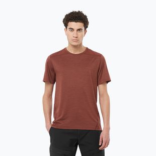 Camicia da trekking Salomon Outline rum raisin da uomo