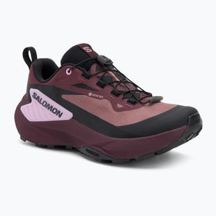 Scarpe da corsa da donna Salomon Genesis GTX rose taupe/orchidea nera/bouquet