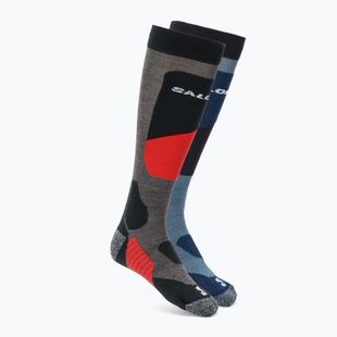 Calze da sci Salomon S/Access 2 paia blu copen/ beluga