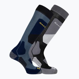 Calze da sci Salomon S/Access 2 paia nero/blu aperto
