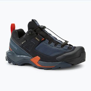 Scarpe da trekking da uomo Salomon X Ultra Alpine GTX blu notte/nero/arancio rosso