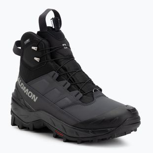 Scarpe da trekking da uomo Salomon Crosstrak Powder WP asfalto/nero/pelle di squalo