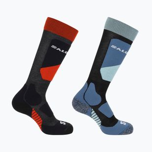 Calze da sci Salomon S/Access DX-SX 2 paia black/magnet