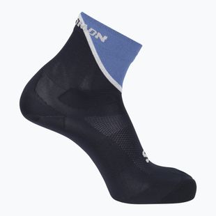 Salomon Pulse Calzini alla caviglia blu/carbonio/bianco