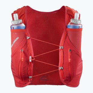 Gilet da corsa Salomon ADV SKIN 12 Set flame scarlet/haude red