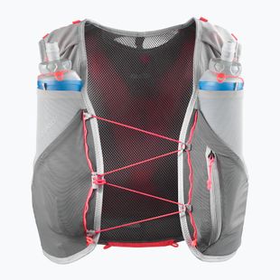 Gilet da corsa Salomon ADV SKIN 5 Set castelrock/alloy/neon flame