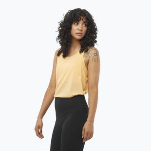 Canotta da corsa donna Salomon SHAKEout Air Tank albicocca caldo