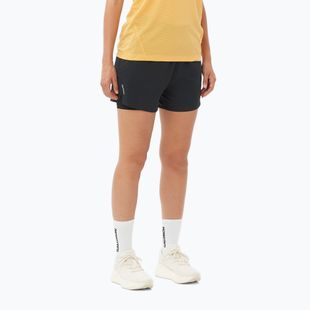 Salomon SHAKEout Core 2IN1 4" pantaloncini da corsa da donna nero profondo