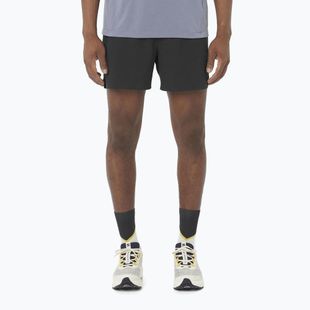 Pantaloncini da corsa Salomon SHAKEout Easy 5" nero profondo da uomo