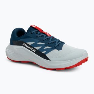 Salomon Alphaglide scarpe da corsa da uomo blu ballad/blu scuro/rosso fuoco