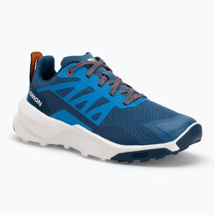 Salomon Patrol blu scuro/blu francese/bianco, scarpe da trekking per bambini