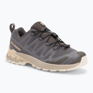 Salomon XA Pro 3D V9 scarpe da corsa donna prugna gattino/oxford tan/pesca tenera