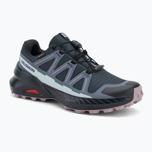 Scarpe da corsa da donna Salomon Speedcross Peak GTX notti blu / grisaglia / nirvana