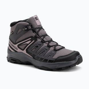 Scarpe da trekking da donna Salomon Extegra GTX Mid henna/run raisin/mahogany rose