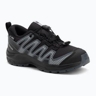 Scarpe da trekking per bambini Salomon XA Pro 3D V8 Waterproof nero/turbulence/quarry