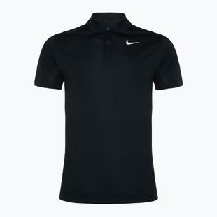 Maglietta da tennis Nike Court Dri-Fit Uomo nero/bianco