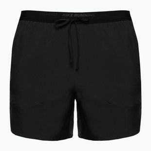 Pantaloncini da corsa da uomo Nike Dri-Fit Stride 5" Slip-Lined nero/nero