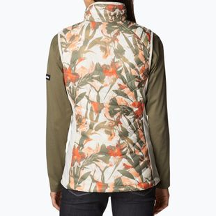 Columbia donna Powder Pass senza maniche con stampa floreale in gesso